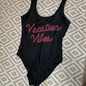 SOLD “Vacation Vibes” one piece swimsuit